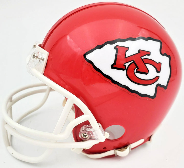 Clyde Edwards-Helaire Signed Kansas City Chiefs Red Mini Helmet Beckett BAS QR