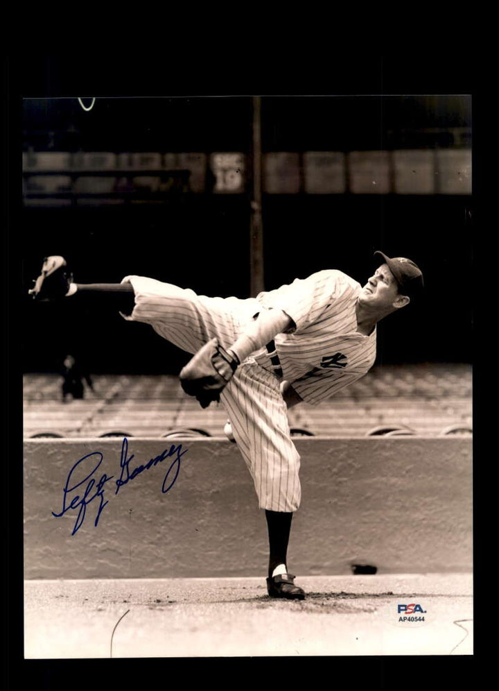 Lefty Gomez PSA DNA Autograph 8x10 Photo Signed