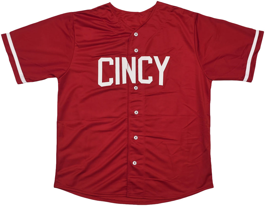 Cincinnati Reds Rhett Lowder Signed Red Jersey Beckett Witness