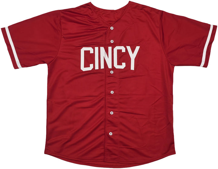 Cincinnati Reds Rhett Lowder Signed Red Jersey Beckett Witness