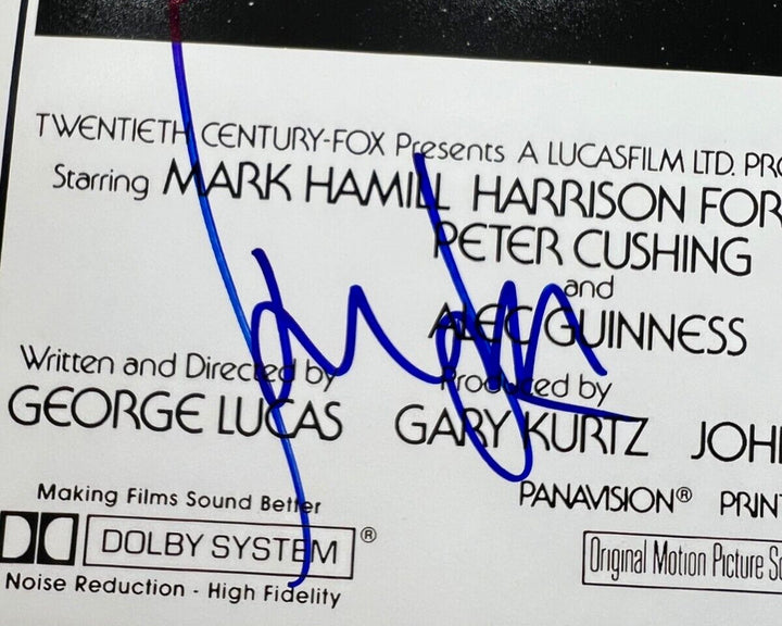 HARRISON FORD SIGNED AUTOGRAPH STAR WARS 12X18 POSTER PHOTO HAN SOLO BECKETT BAS