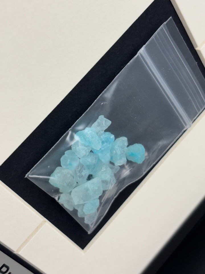 Breaking Bad Authentic Screen Used Prop Meth Blue Sky Memorabilia Framed Collage