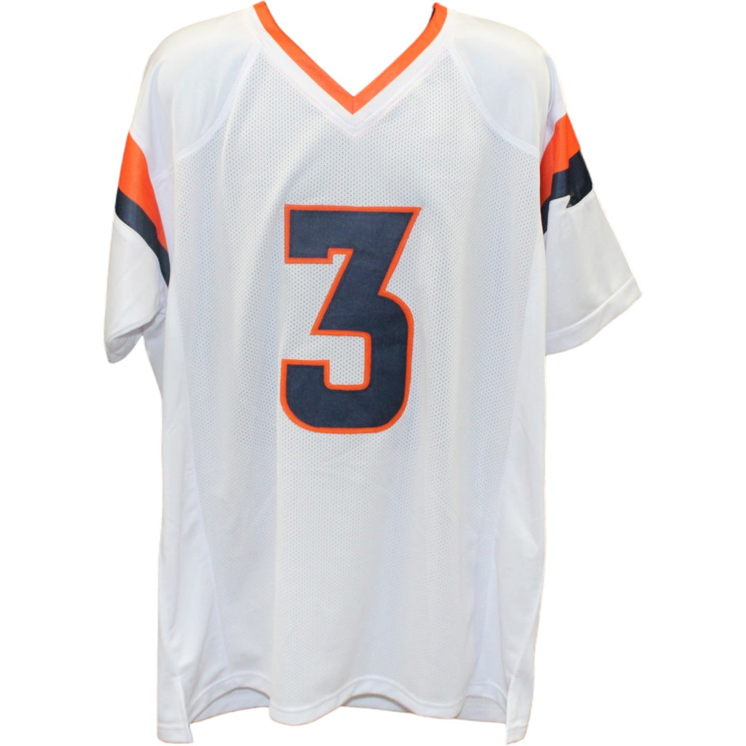 Wil Lutz Autographed Pro Style Sz XL White Jersey Beckett Witness 55156