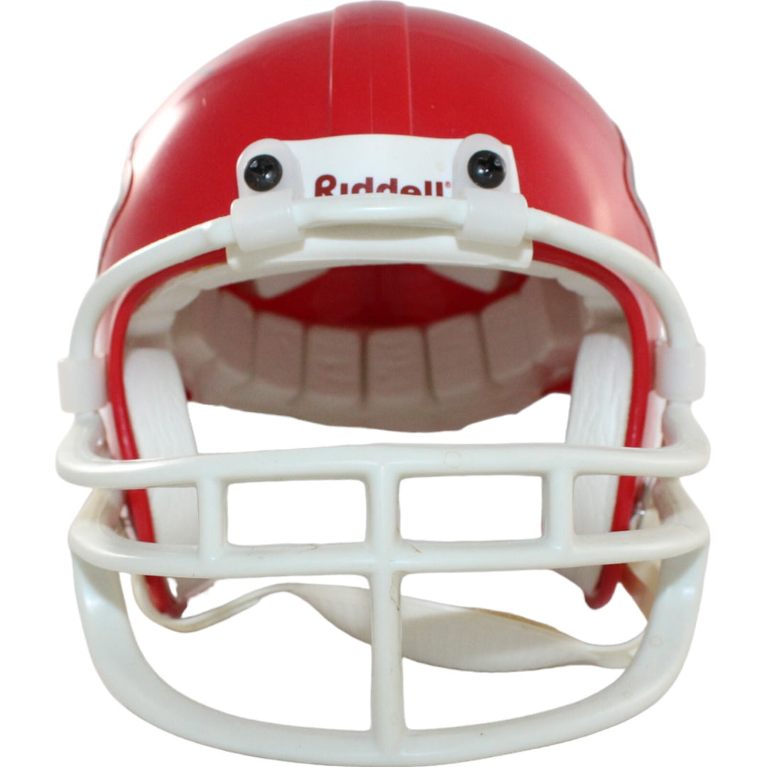 Neil Smith Signed Kansas City Chiefs VSR4 Replica Mini Helmet Beckett 44211