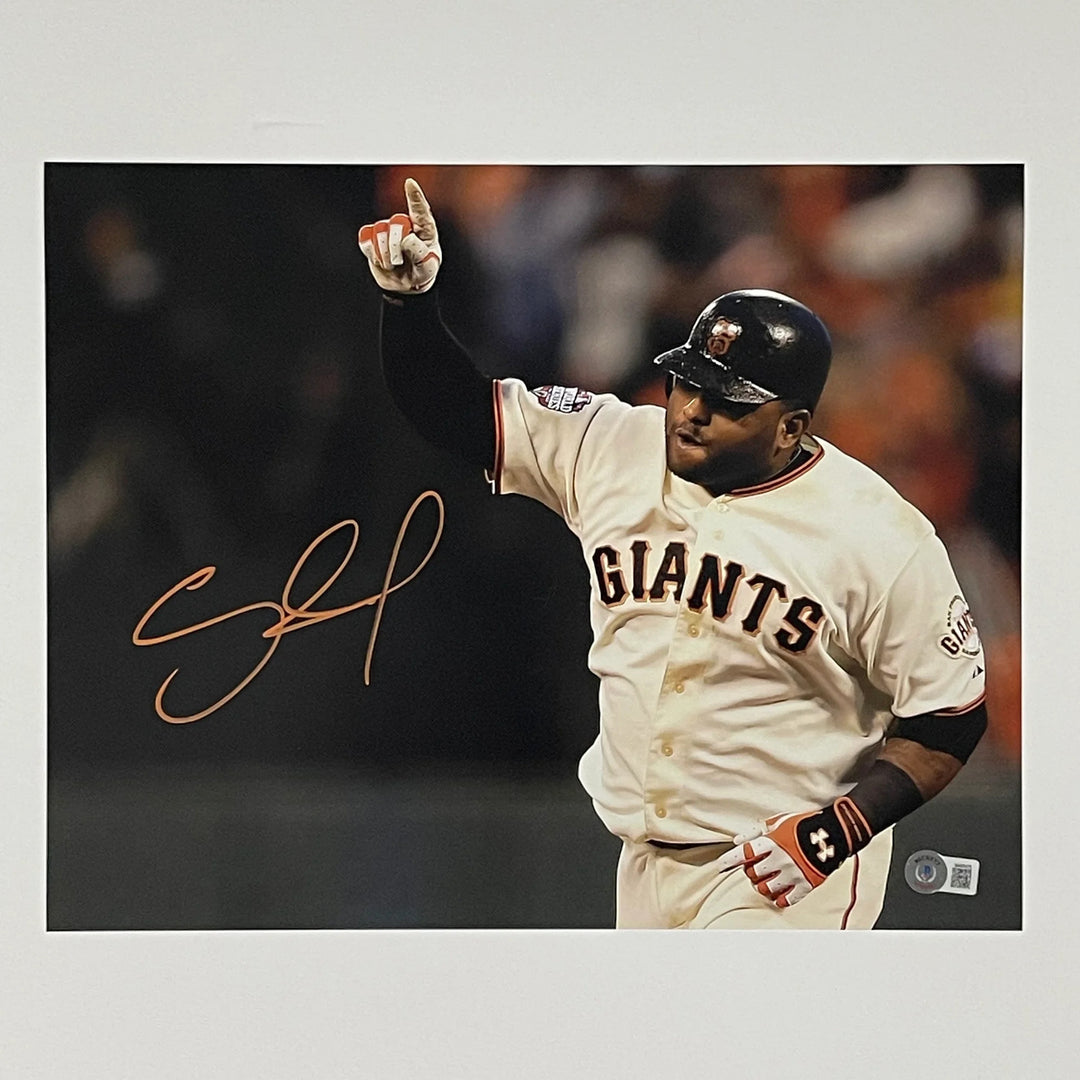 Pablo Sandoval San Francisco Giants Signed 11x14 Photo BAS