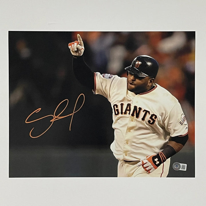 Pablo Sandoval San Francisco Giants Signed 11x14 Photo BAS