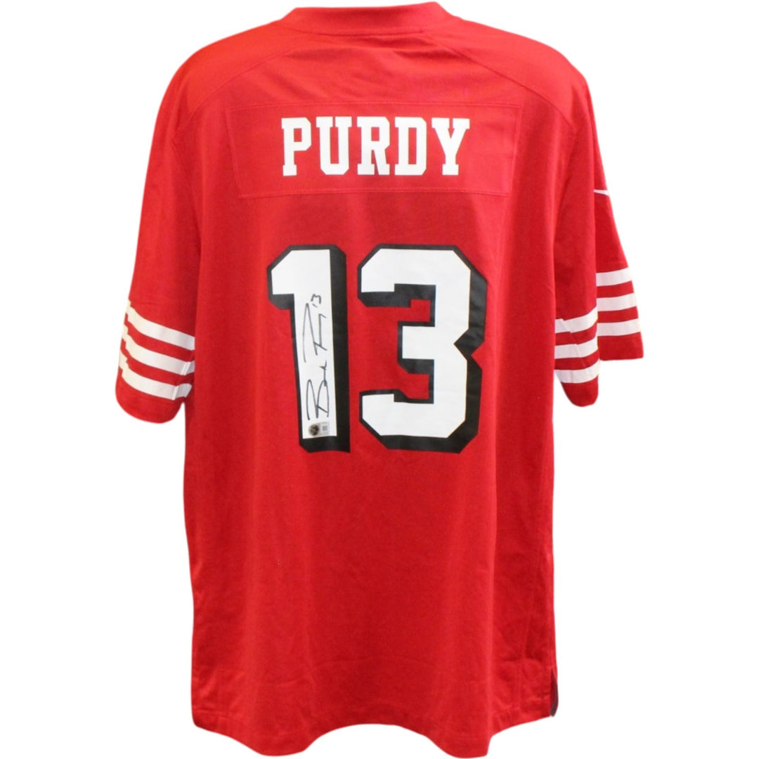Brock Purdy Autographed San Francisco 49ers Nike Alt XL Jersey Beckett WIT 56918