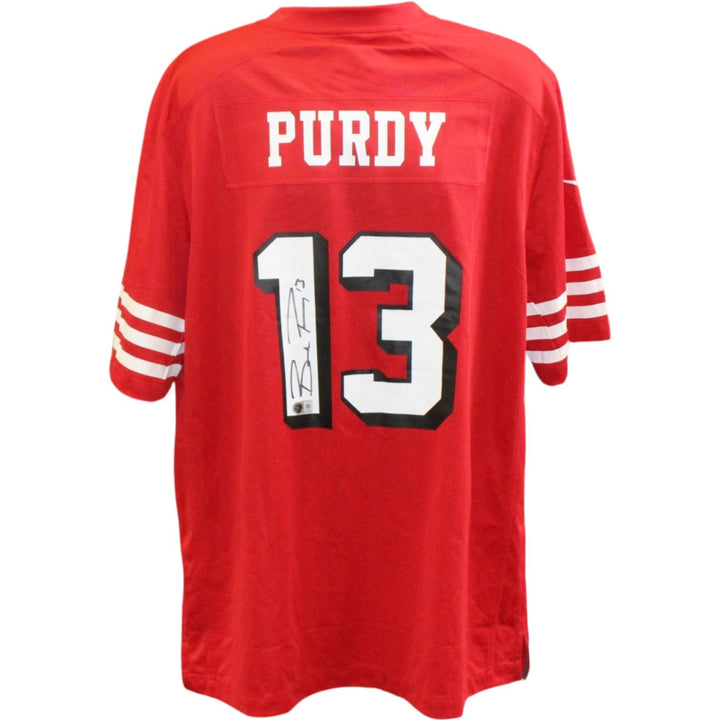 Brock Purdy Autographed San Francisco 49ers Nike Alt XL Jersey Beckett WIT 56918