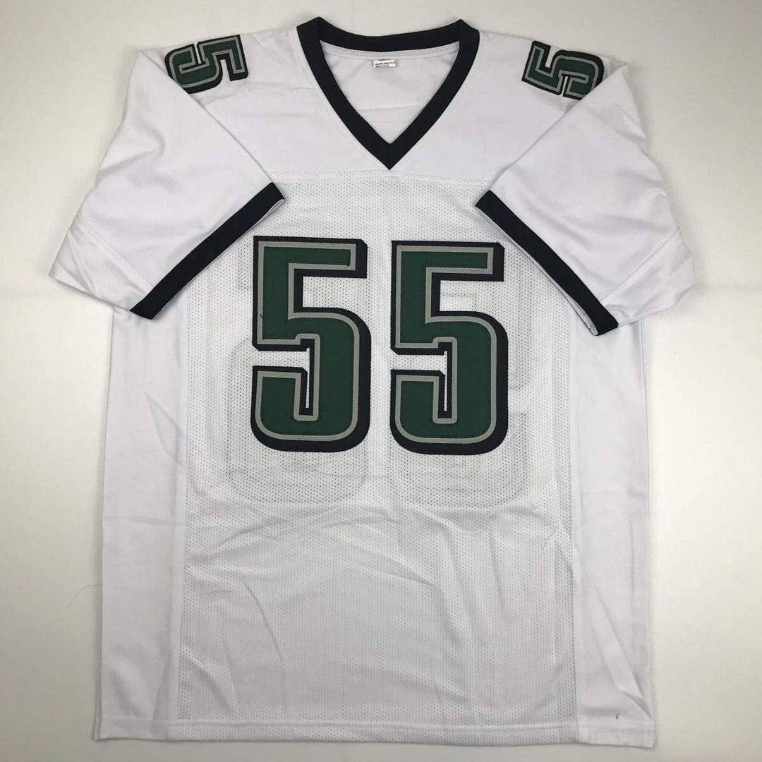 Autographed/Signed Brandon Graham Philadelphia White Jersey JSA COA