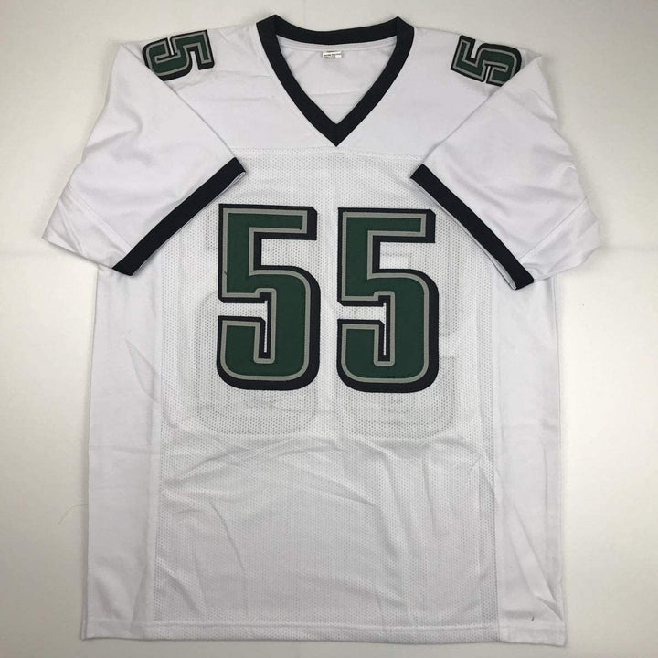 Autographed/Signed Brandon Graham Philadelphia White Jersey JSA COA