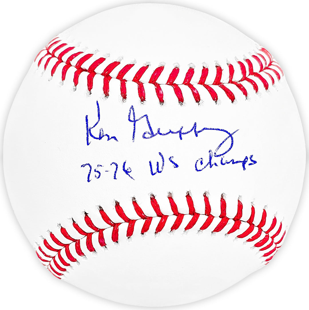 Ken Griffey Sr. Signed Official MLB Baseball Reds "75-76 WS Champs" Beckett Wit