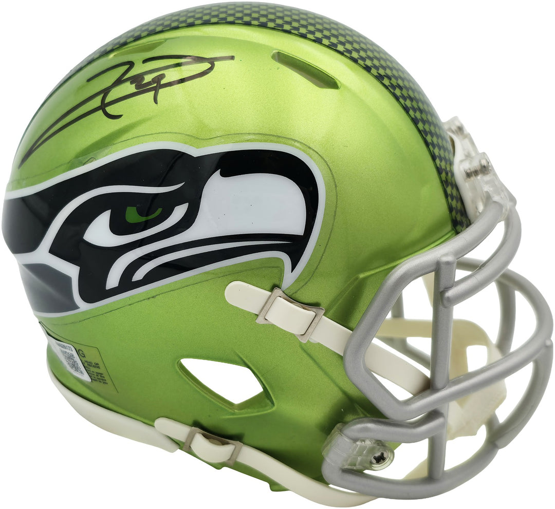 Earl Thomas III Signed Seahawks Flash Green Speed Mini Helmet Beckett Witness