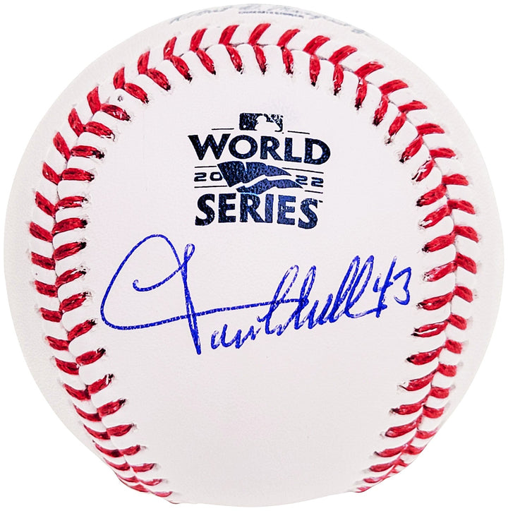 Lance McCullers Jr. Signed Official 2022 WS Logo MLB Baseball Astros Beckett Wit