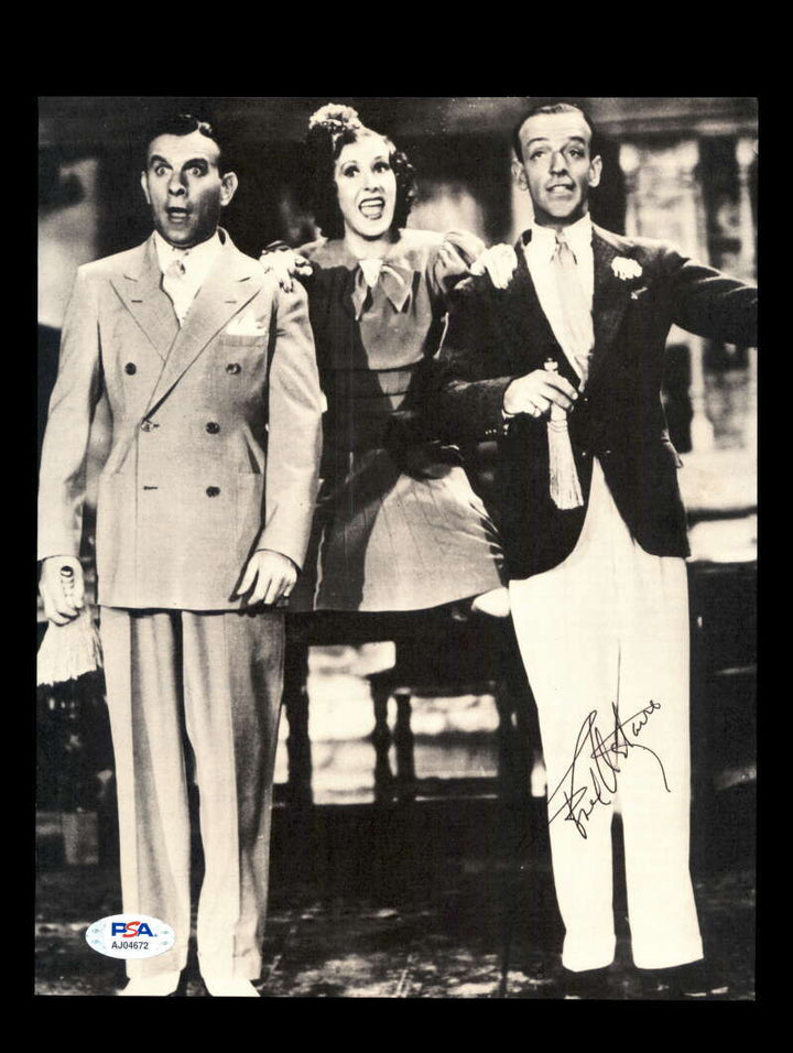 Fred Astaire PSA DNA Coa Signed 8x10 Photo Autograph