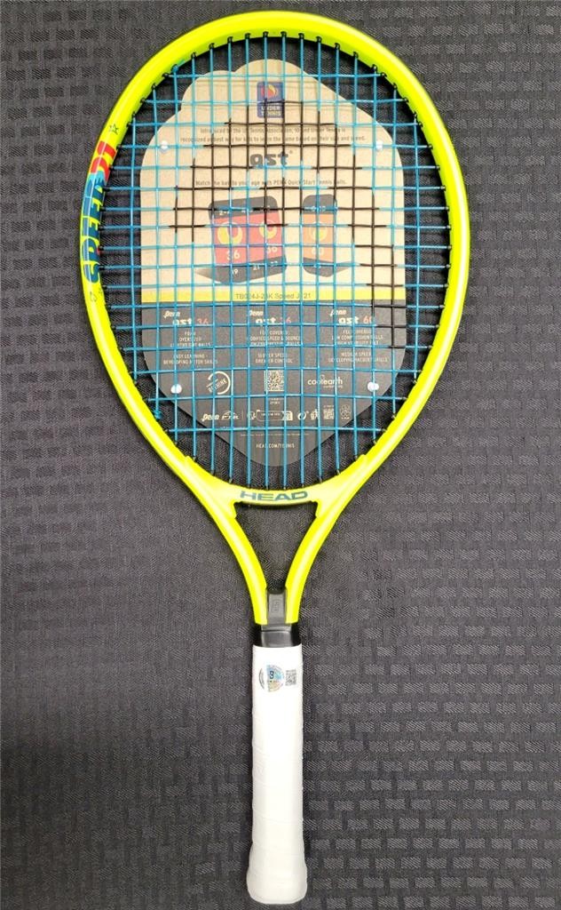 Novak Djokovic signed Youth Head Tennis Racket autograph Champion~ Beckett BAS