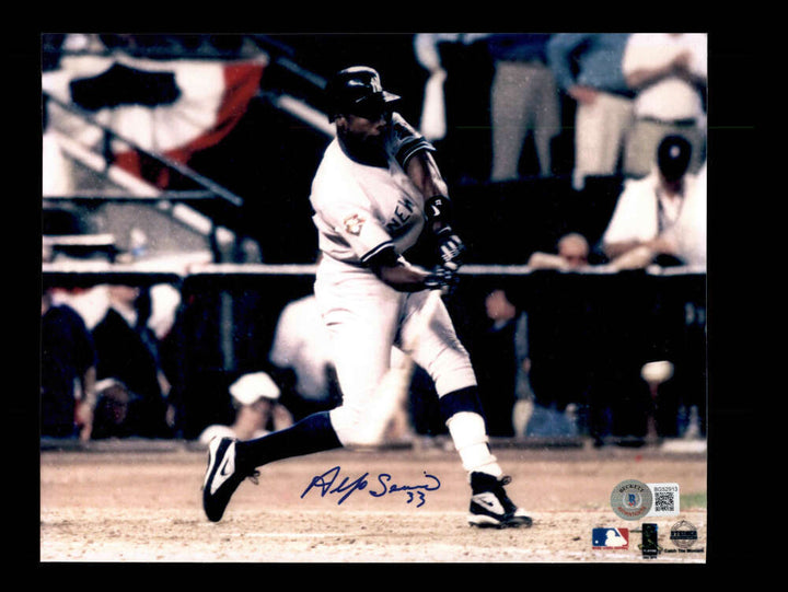 Alfonso Soriano Beckett BAS Signed  8x10 Photo Autograph Yankees