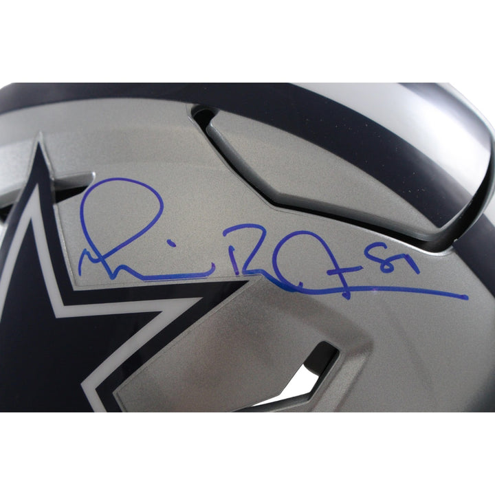 Michael Irvin Autographed Dallas Cowboys Mid-Size Midi Helmet Beckett 56341