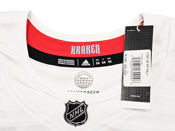 Seattle Kraken Inaugural Season Auto White Adidas Jersey 24 Sigs #/50 Fanatics