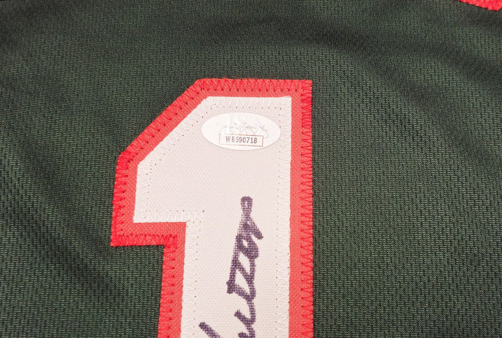 Milwaukee Bucks Oscar Robertson Signed Green Jersey JSA