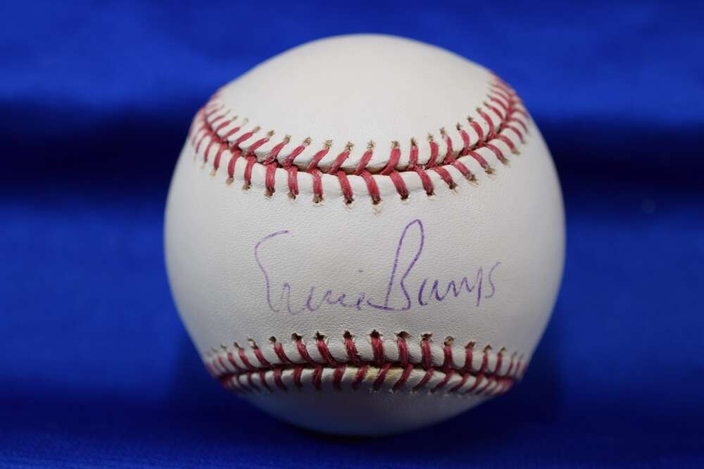 Ernie Banks Tristar COA Autograph Major League OML Signed Baseball