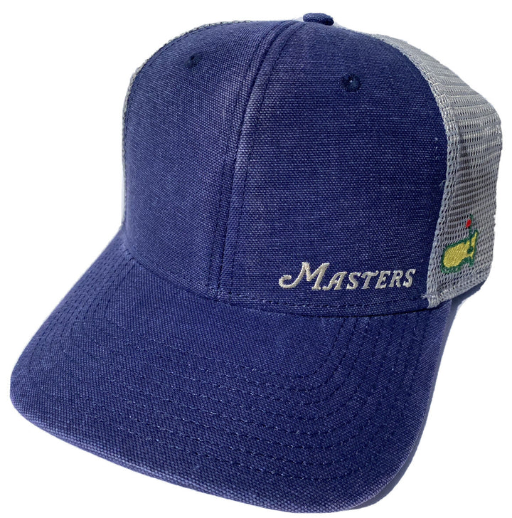 2025 MASTERS NAVY MESH BACK TRUCKER MEN’S HAT AUGUSTA NATIONAL NEW