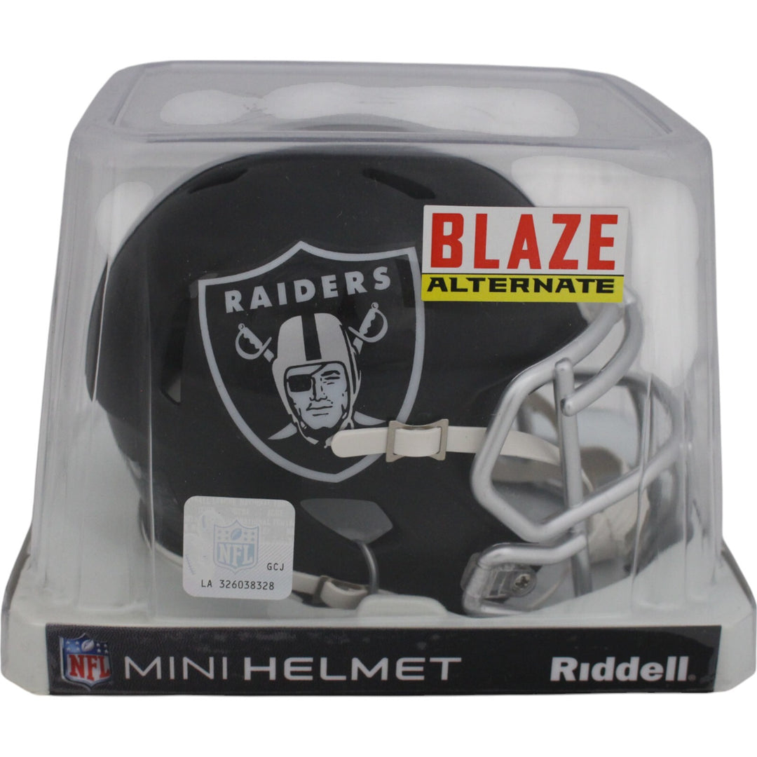 Las Vegas Raiders Blaze NFL Riddell Mini Helmet 14580