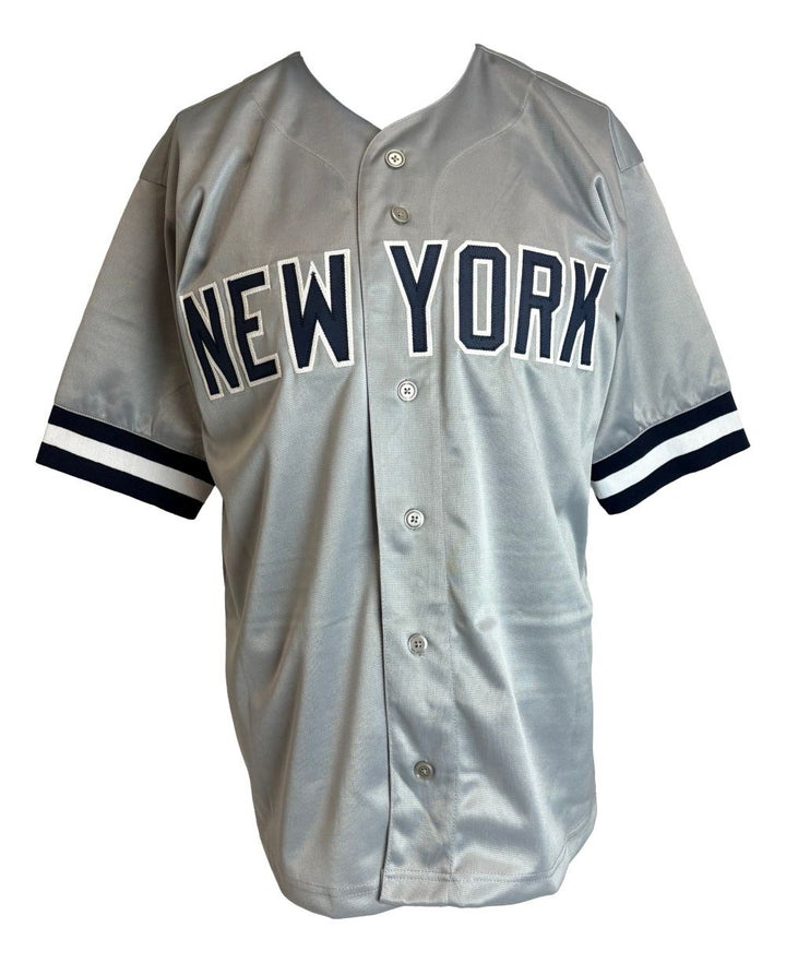 David Robertson New York Signed Gray Baseball Jersey JSA Hologram