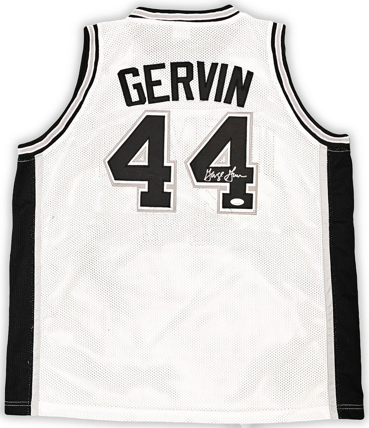 San Antonio Spurs George Gervin Autographed Signed White Jersey JSA