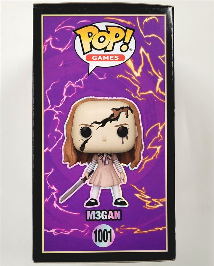 Jenna Davis signed Megan Funko Pop! 1001 M3GAN autograph ~ Beckett BAS
