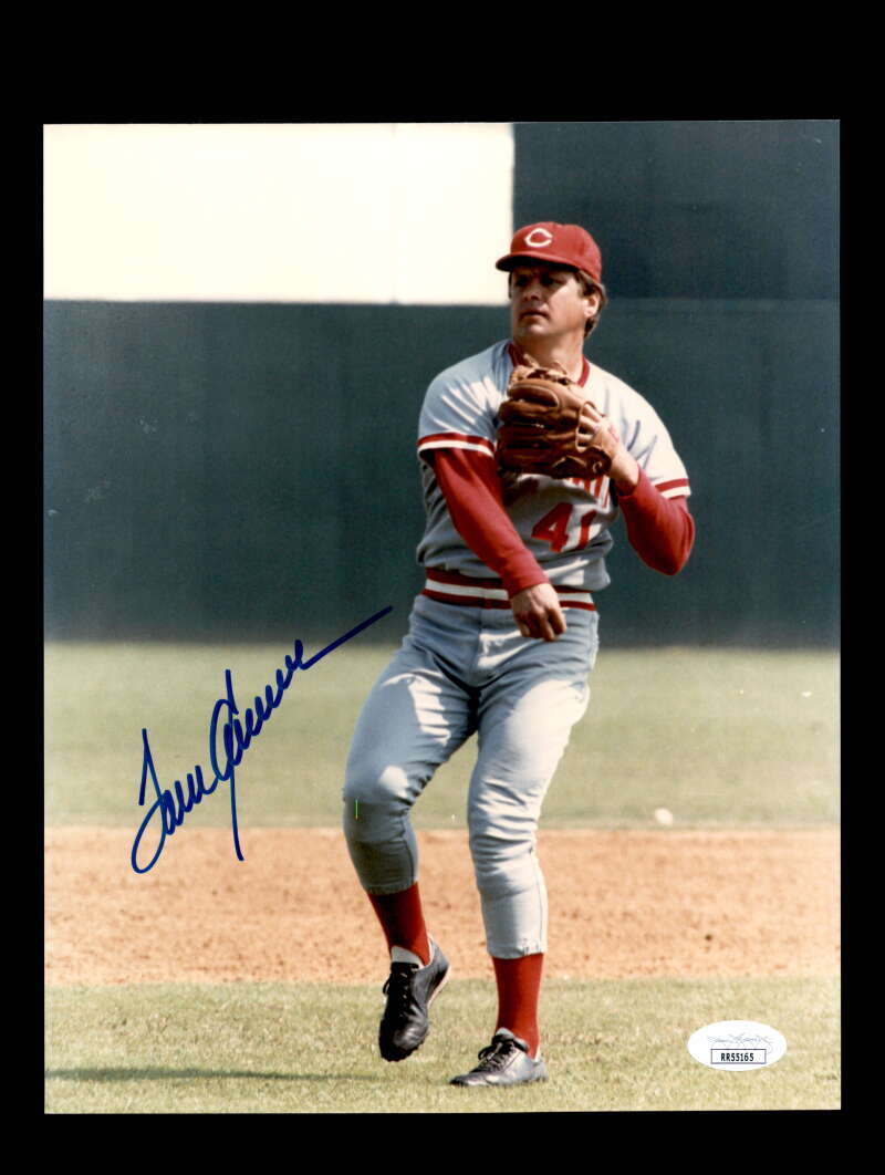 Tom Seaver JSA COA Signed  8x10 Reds Photo Autographed