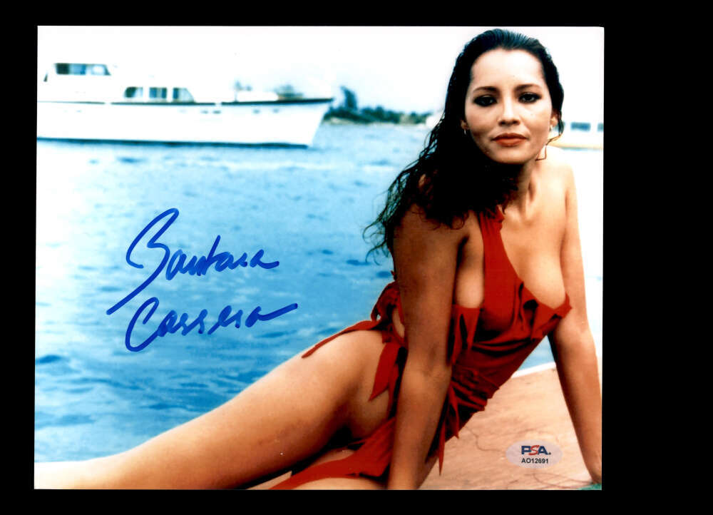 Barbara Carrera PSA DNA Signed 8x10 Photo James Bond Autograph