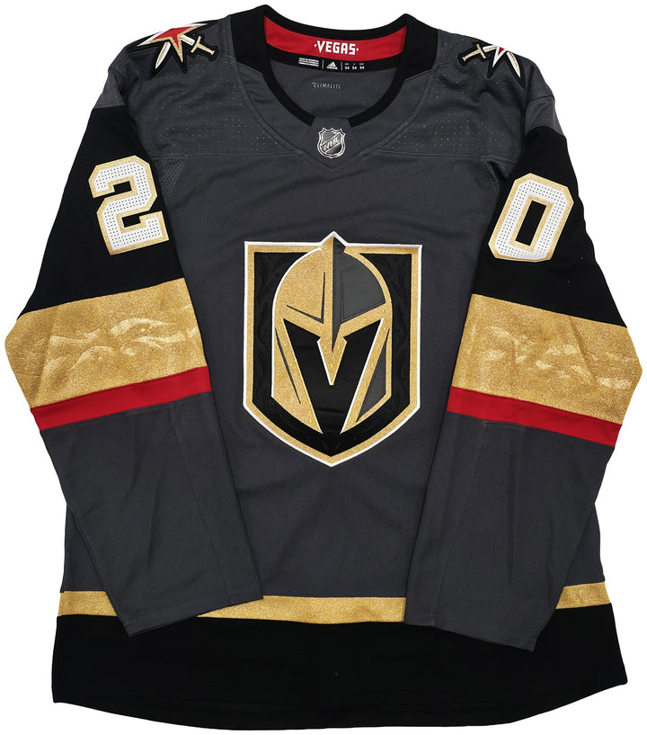 Golden Knights Chandler Stephenson Auto Gray Adidas Auth Climalite Jersey 54