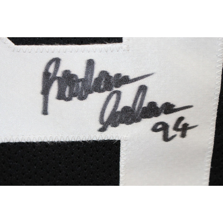 Rashaan Salaam Autographed Colege Style Size XL Black Jersey 94 Beckett 57177