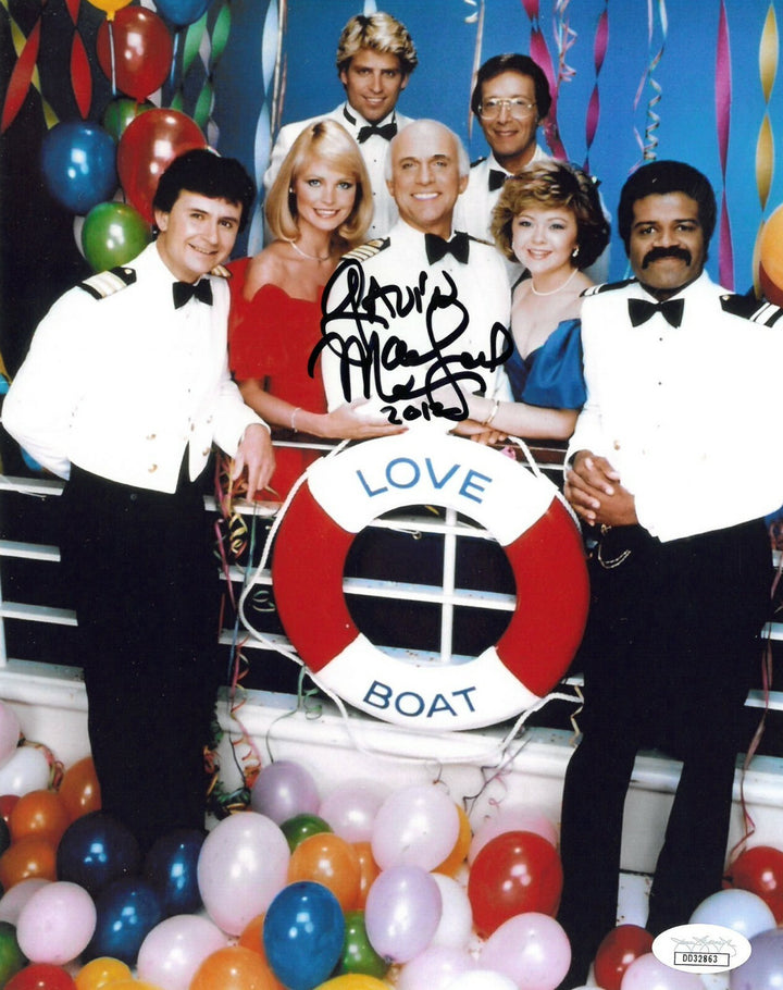 Gavin MacLeod signed Love Boat Captain Stubing 8x10 Photo 2012- JSA #DD32863