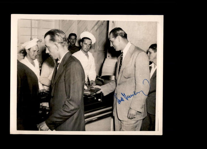 Hank Greenberg PSA DNA Signed 1941 Original7x9 Wire Photo Autograph Tigers