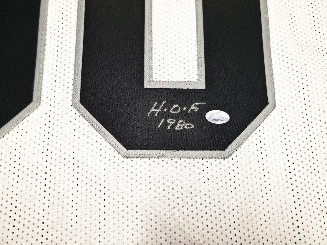 Oakland Raiders Jim Otto Autographed White Jersey GTSM