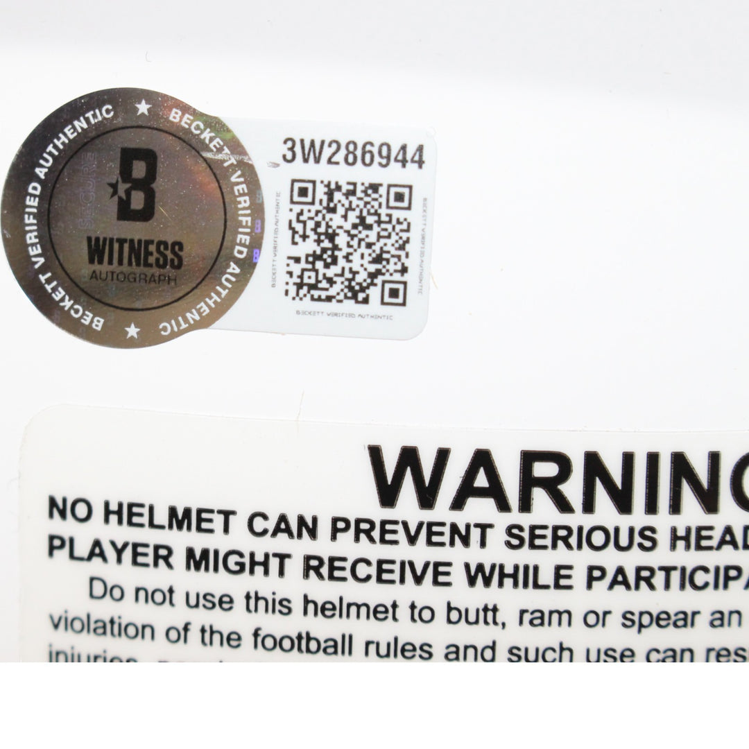Staubach Dorsett Pearson Signed Dallas Cowboys Authentic TB Helmet Beckett 54600