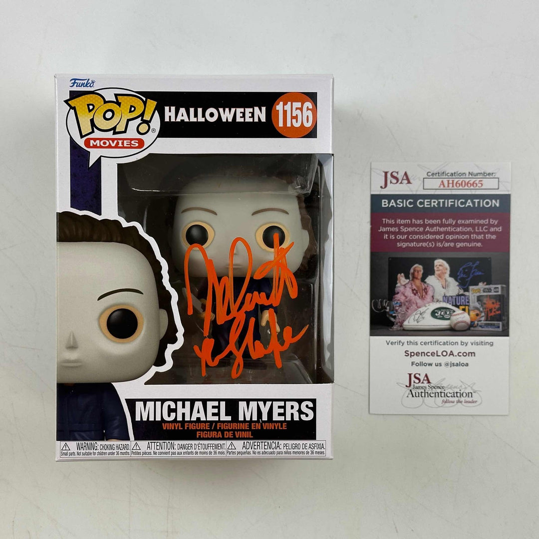 Autographed/Signed Nick Castle Michael Myers Halloween Funko Pop #1156 JSA COA
