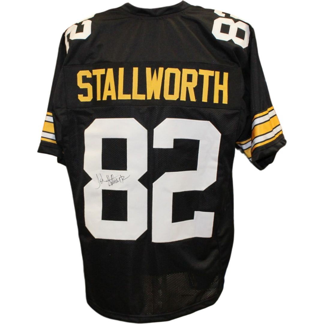 John Stallworth Autographed/Signed Pro Style Sz XL Black Jersey 57149