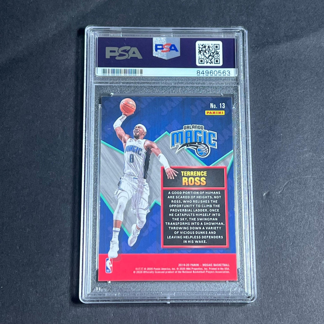 2019-20 Panini Mosaic #13 Terrence Ross Signed Card AUTO PSA Slabbed Magic