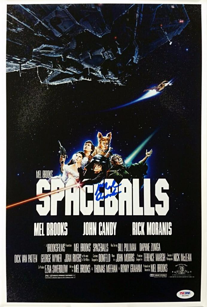 MEL BROOKS Signed 11x17 Canvas Photo SPACEBALLS Auto w/ PSA/DNA W52880