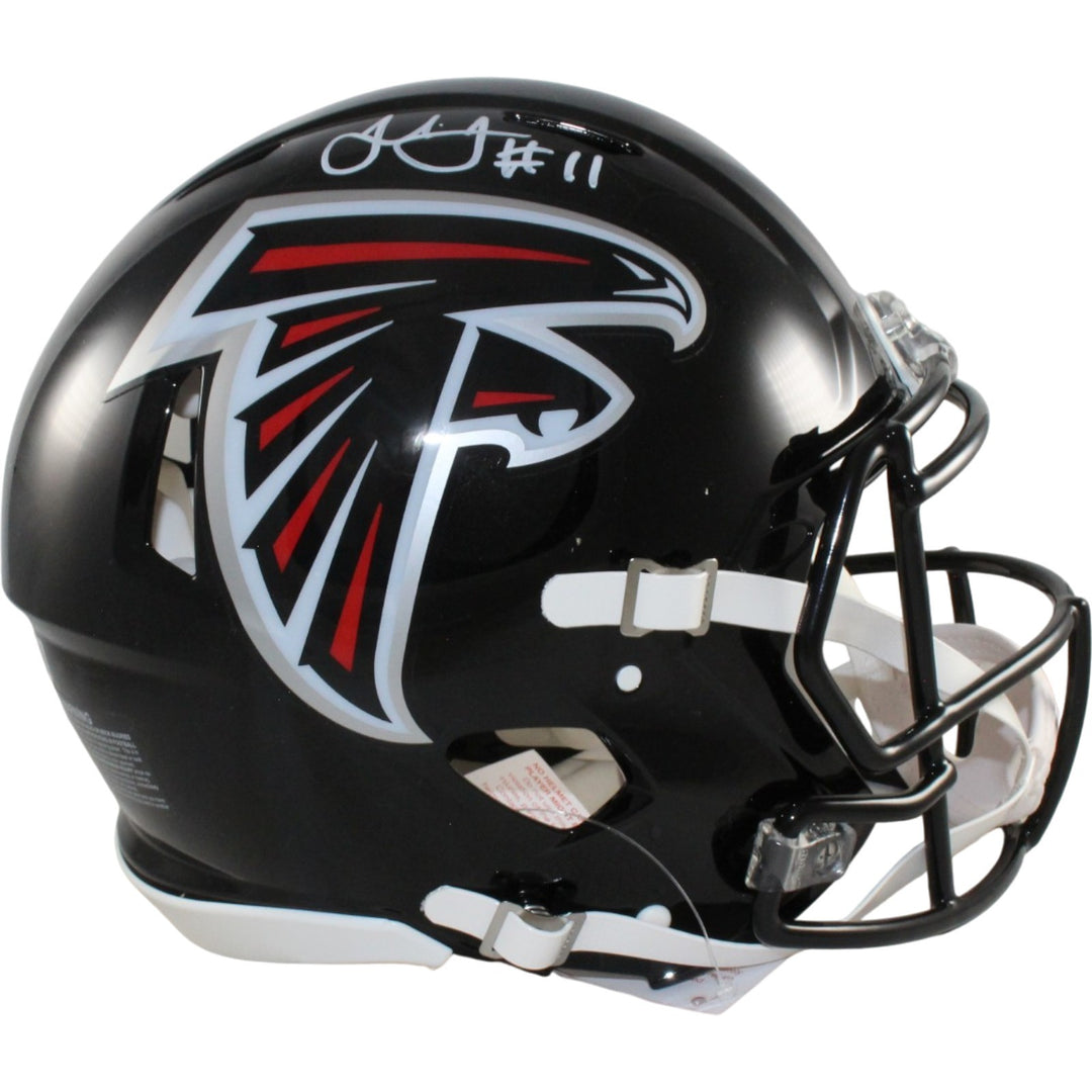 Julio Jones Autographed Atlanta Falcons Authentic TB Helmet Beckett WIT 56457