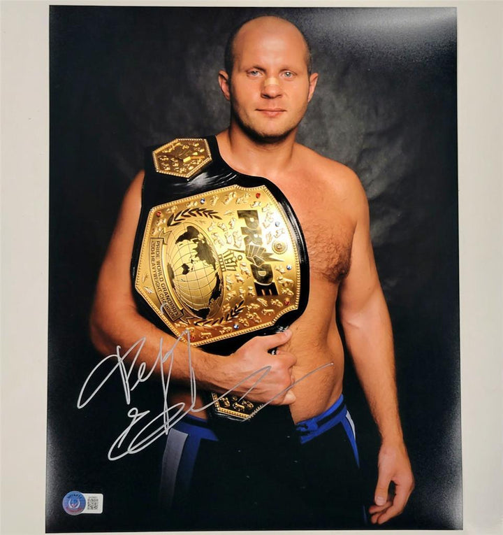 Fedor Emelianenko signed 11x14 Photo #1 UFC MMA autograph (B) ~ Beckett BAS Holo