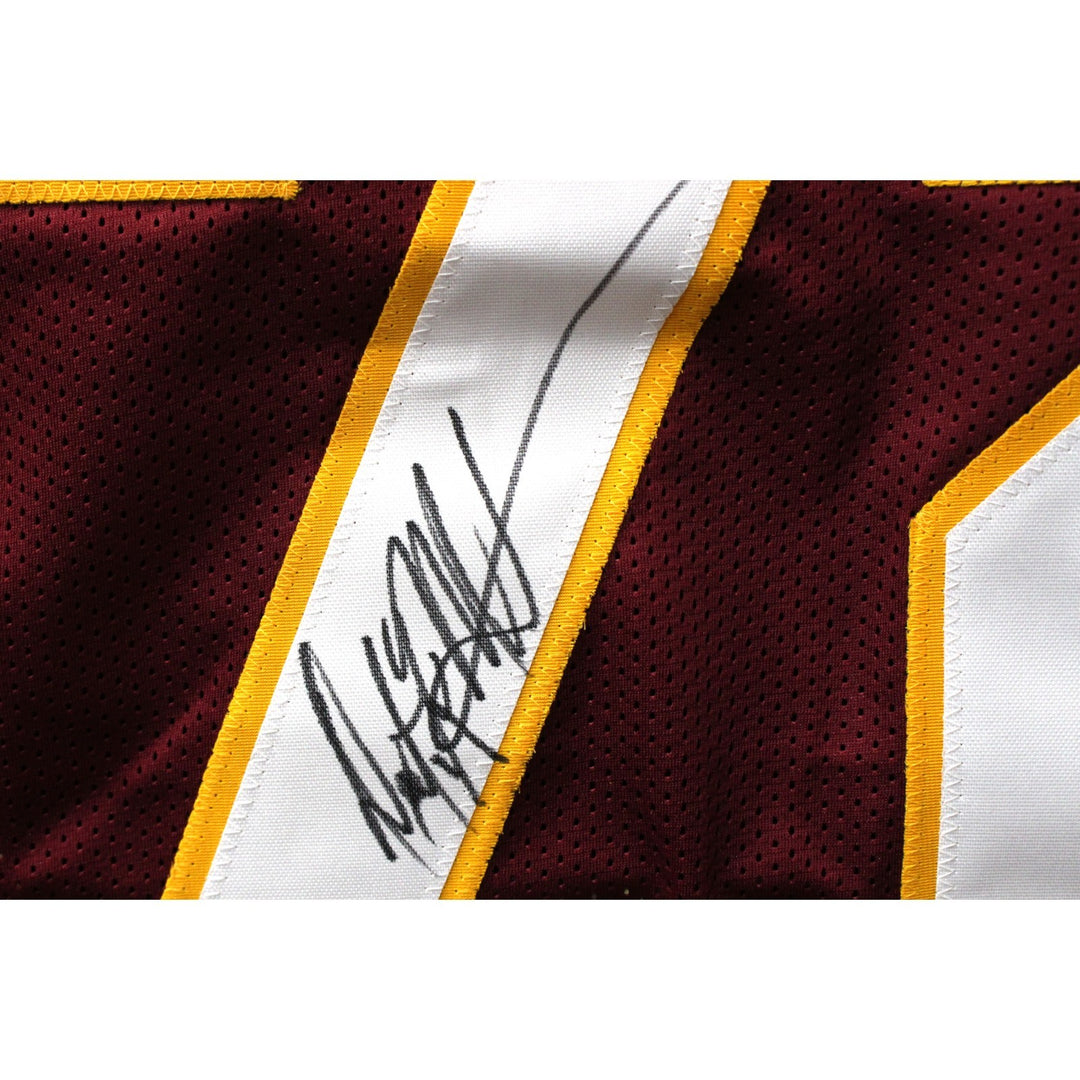 Dexter Manley Autographed Pro Style Red XL Jersey All Pro Beckett Witness 51675