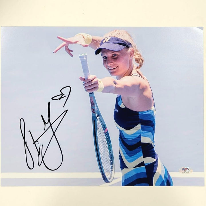 Dayana Yastremska signed 11x14 photo autograph ~ PSA Sticker