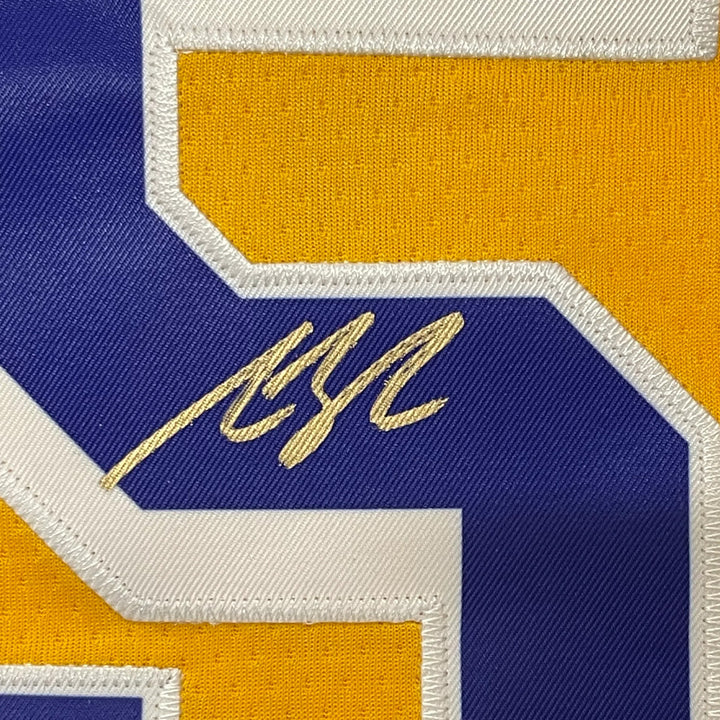 Austin Reaves Signed Jersey PSA Los Angeles Lakers Autographed