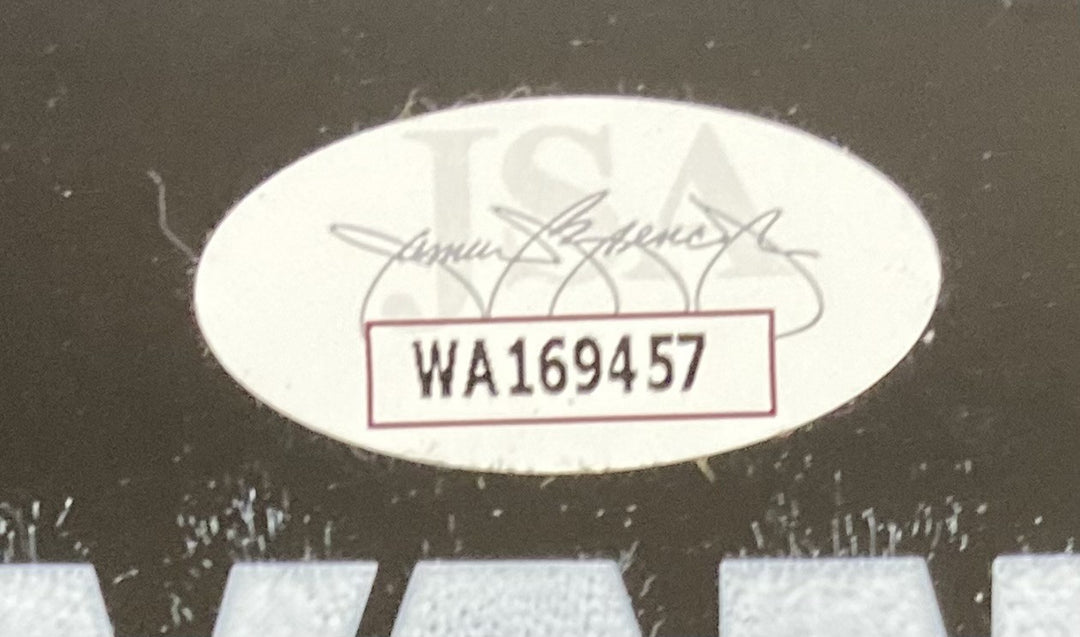 Joe Elliott Phil Collen Def Leppard Signed 15" Black Evans Drum Head JSA ITP