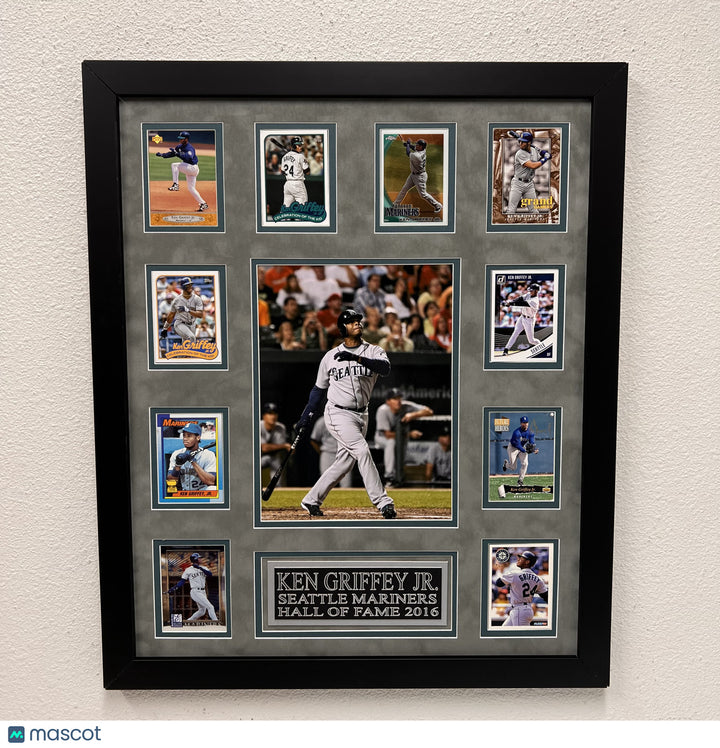 Ken Griffey Jr. 10-Card Custom Display Frame Seattle Mariners
