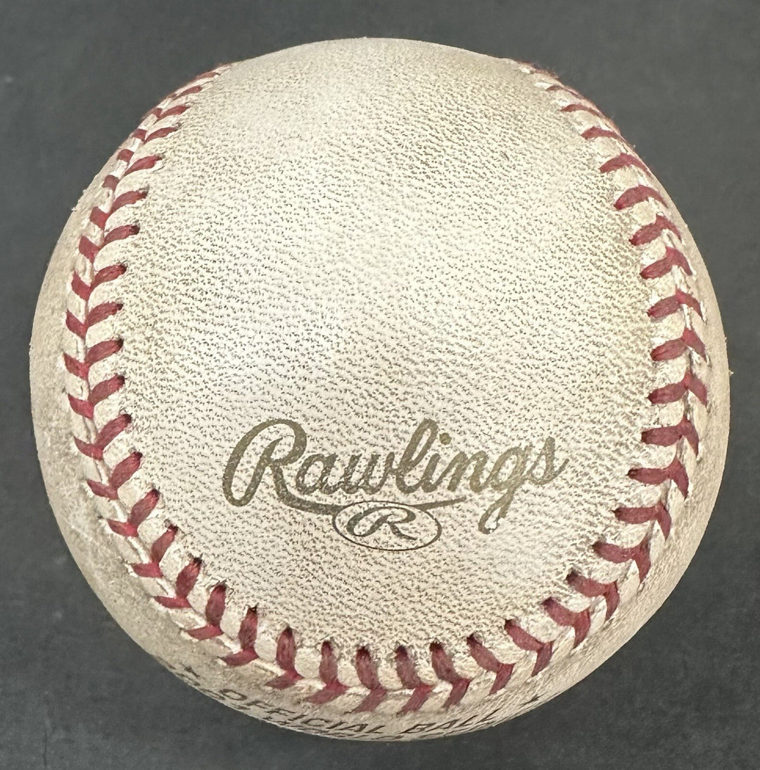 Tino Martinez Signed Game Used 2001 WS Mr November Baseball Auto Yankees MLB