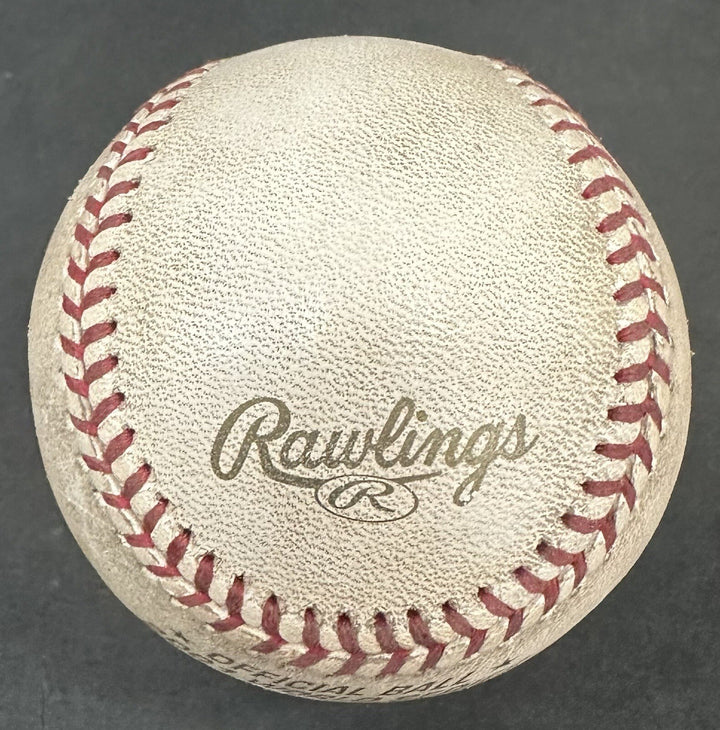 Tino Martinez Signed Game Used 2001 WS Mr November Baseball Auto Yankees MLB